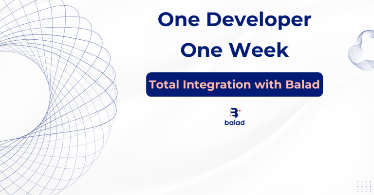One Developer, One Week, Total Integration with Balad